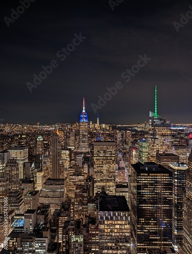 NYC / Manhattan skyline at night