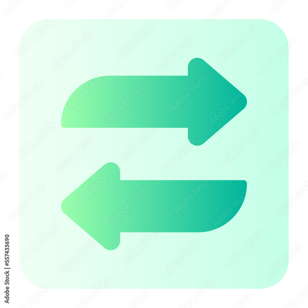 exchange gradient icon exchange gradient icon