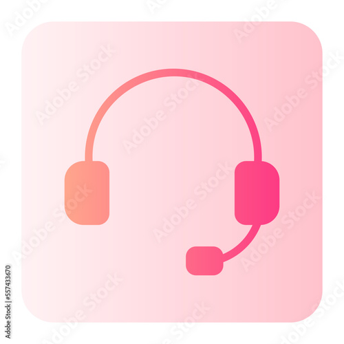 customer service gradient icon