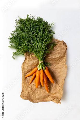 carottes et fanes photo