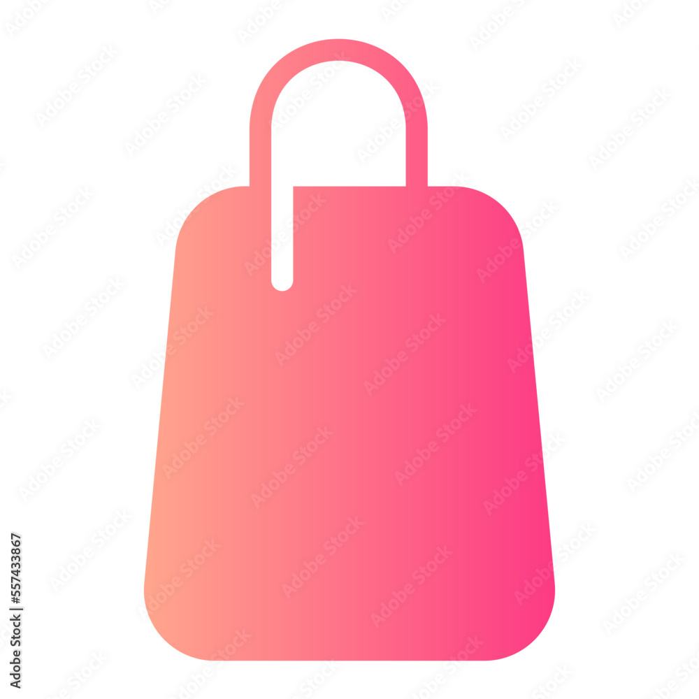 shopping bag gradient icon shopping bag gradient icon