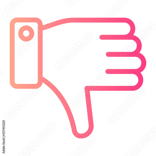 dislike gradient icon