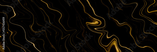 Panel kuchenny z motywem Marble texture wall surface black gold ink pattern graphic  background granite abstract light elegant grey for do floor plan ceramic counter texture tile black yellow background natural for paper.