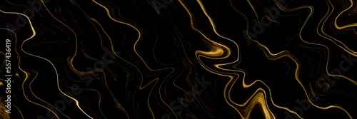 Panel kuchenny z motywem Marble texture wall surface black gold ink pattern graphic  background granite abstract light elegant grey for do floor plan ceramic counter texture tile black yellow background natural for paper.