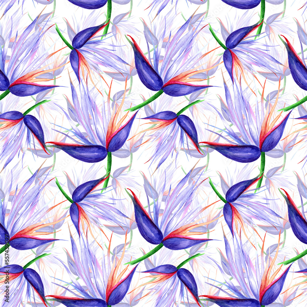Watercolor flowers in a seamless pattern. Can be used as fabric, wallpaper, wrap. Watercolor flowers in a seamless pattern. Can be used as fabric, wallpaper, wrap.