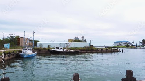 Old dock for shrimping boats