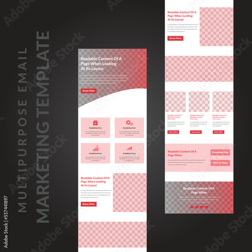 Business Email Marketing Template photo