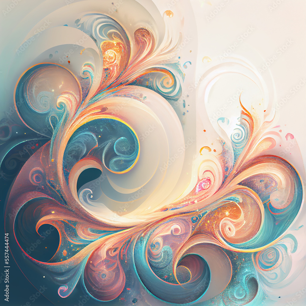 Abstract background with swirls Abstract background with swirls