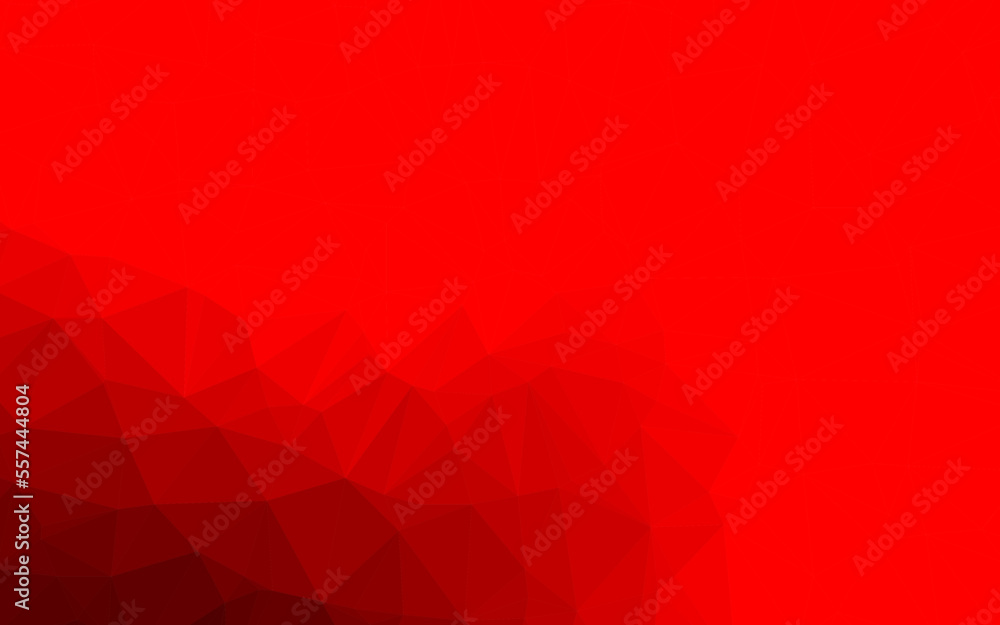 Obraz premium Light Red vector low poly texture.