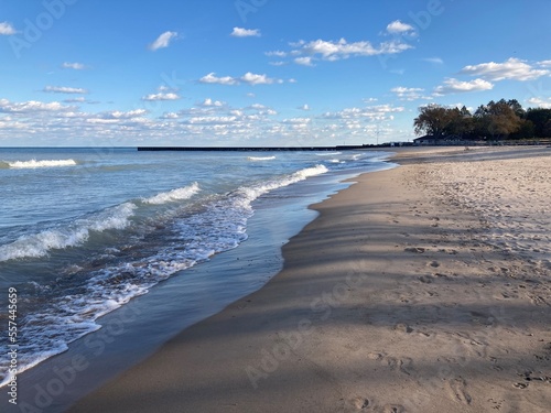 sandy beach - Lake Michigan, IL
