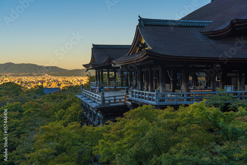 日本の京都にある清水寺の風景