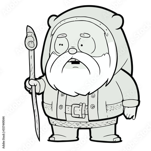 vector illustration of Santa Claus