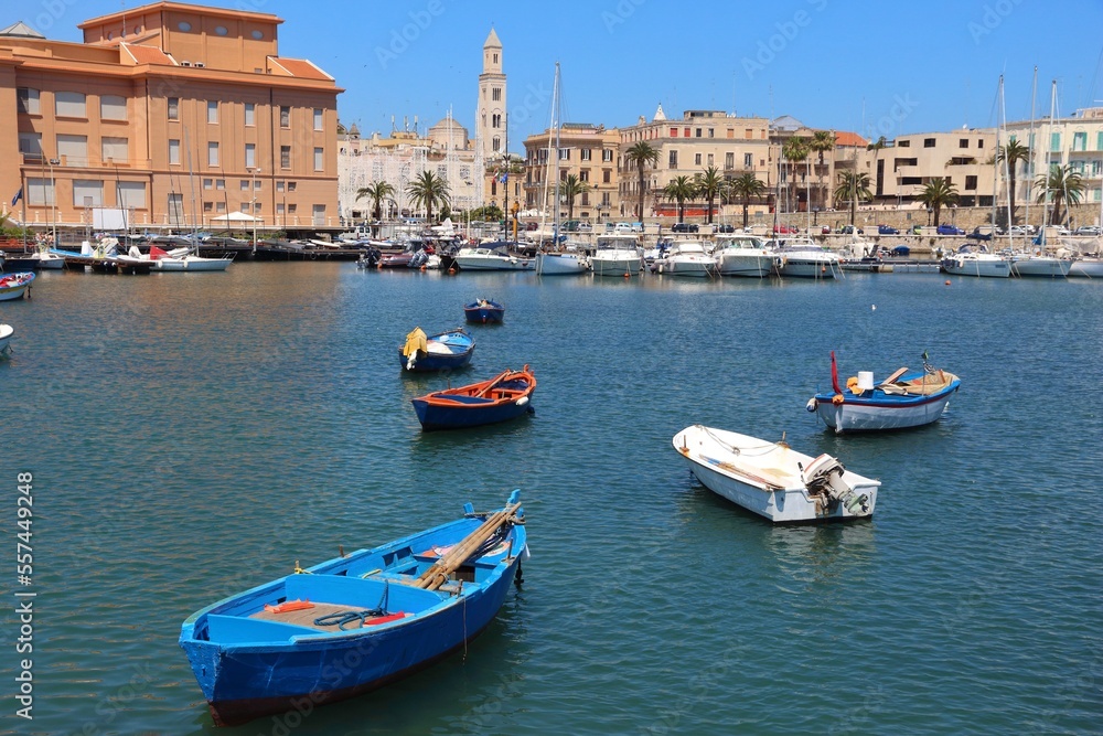 Italian town - Bari harbor