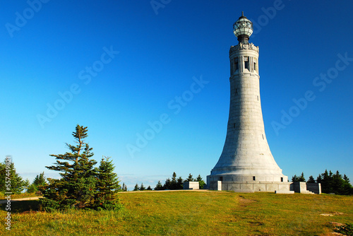 War Memorial Tower sits atop Mt Greylock, the highest peak in Massachusetts photo