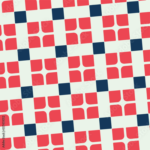 Seamless geometric style vector pattern design