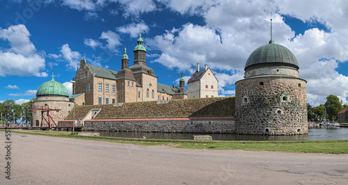 Obraz na płótnie Vadstena Castle in the city of Vadstena, Sweden. Construction of the castle was started in 1545. The castle was completed in 1620. w salonie