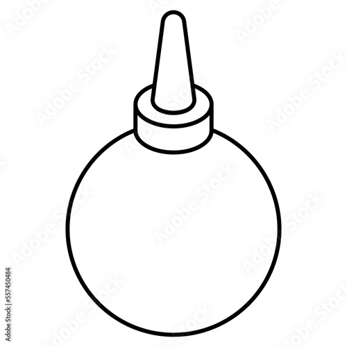 Unique design icon of bp inflation bulb