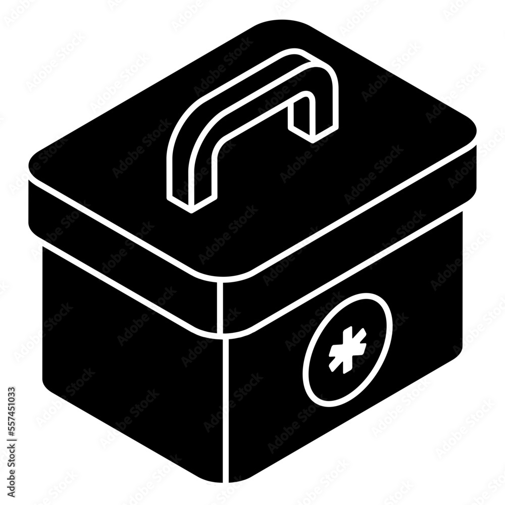 Vector design of first aid kit