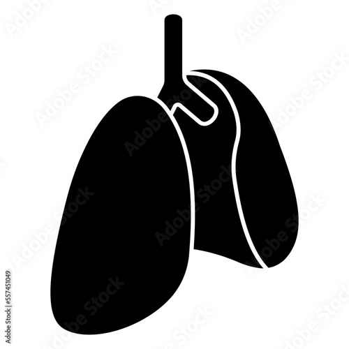 Premium download icon of lungs