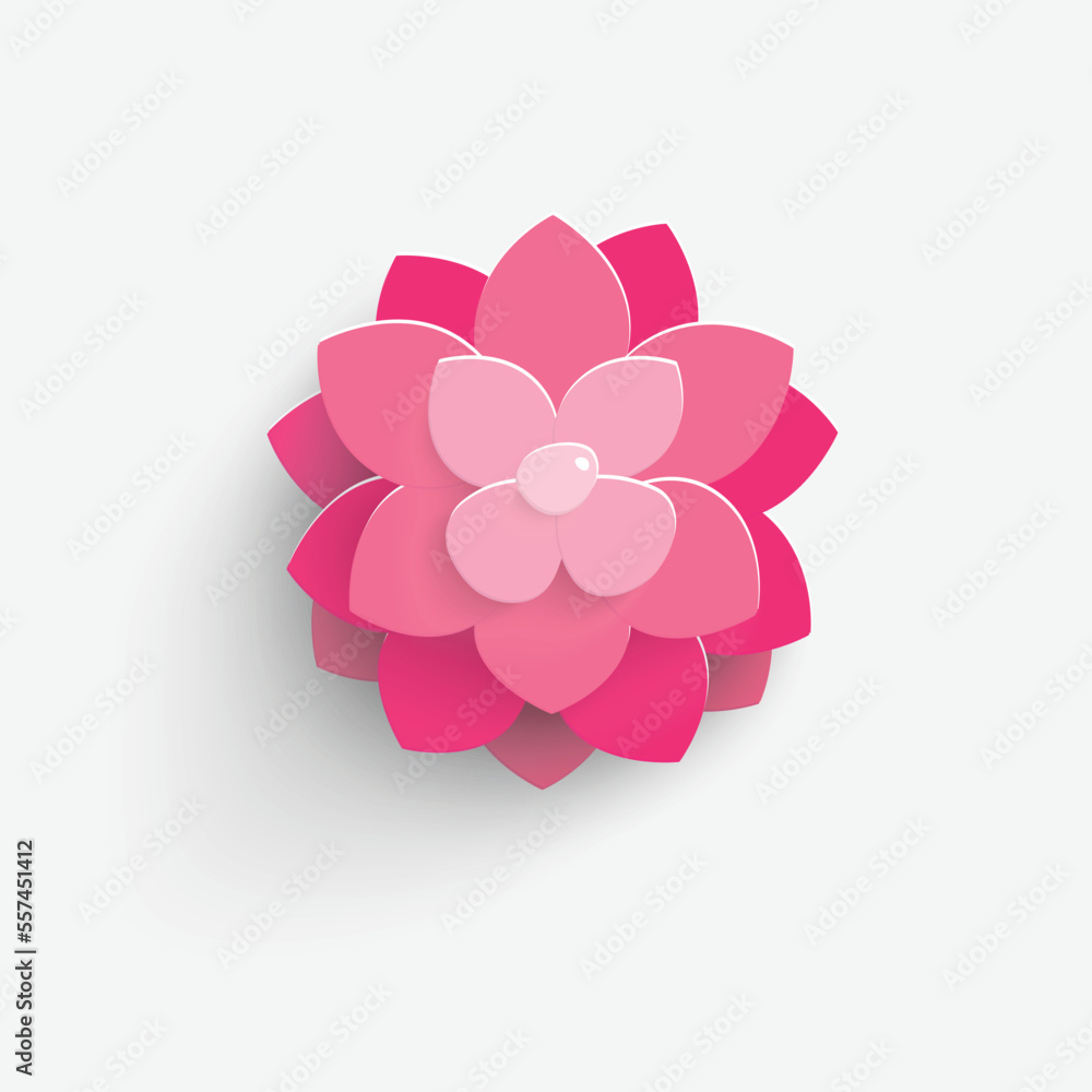 Paper flower. Colorful lotus cut from paper. Wedding decorations. Paper flower. Colorful lotus cut from paper. Wedding decorations.