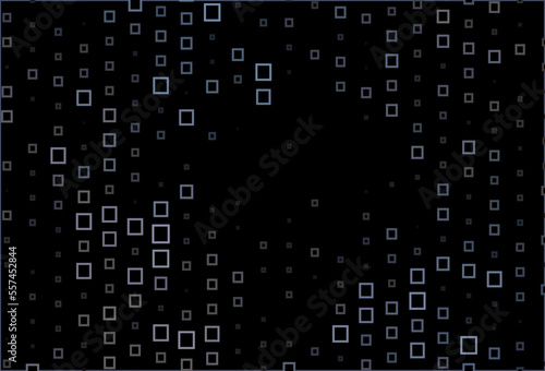Dark Black vector template with rhombus.