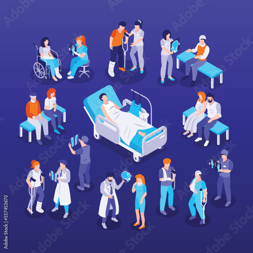 Traumatologist Isometric Set