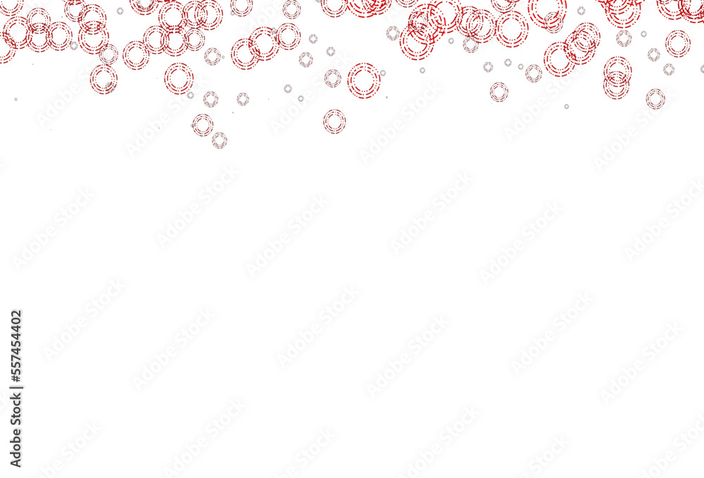 Obraz premium Light Orange vector template with circles.