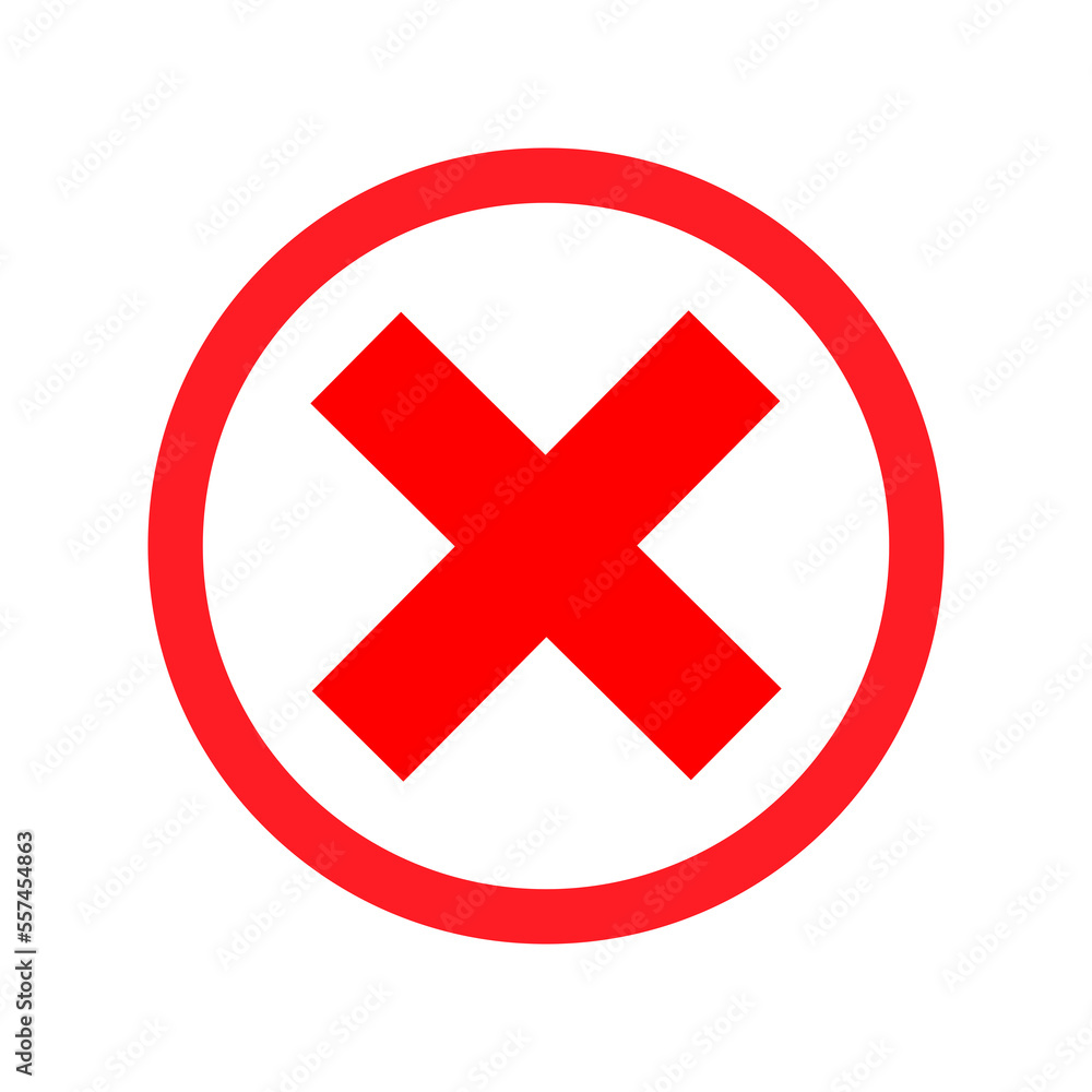 Round Cross Mark Symbol with Transparent Background Round Cross Mark Symbol with Transparent Background
