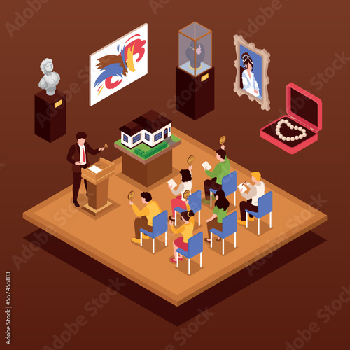 Auction Concept Illusration