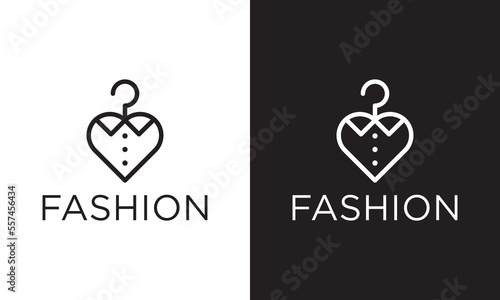 love fashion logo design vector illustration.