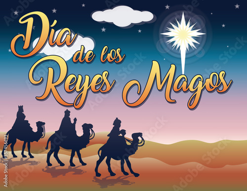 Dia de los Reyes Magos Three Kings Day Background