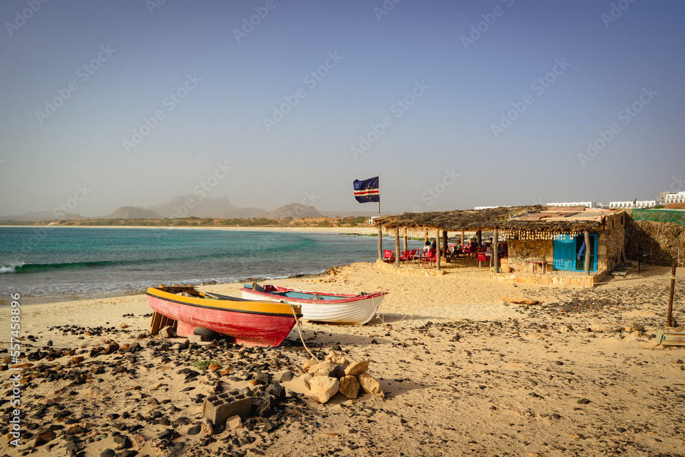 Chilly beach house near the ocean in Cabo Verde, Africa Chilly beach house near the ocean in Cabo Verde, Africa