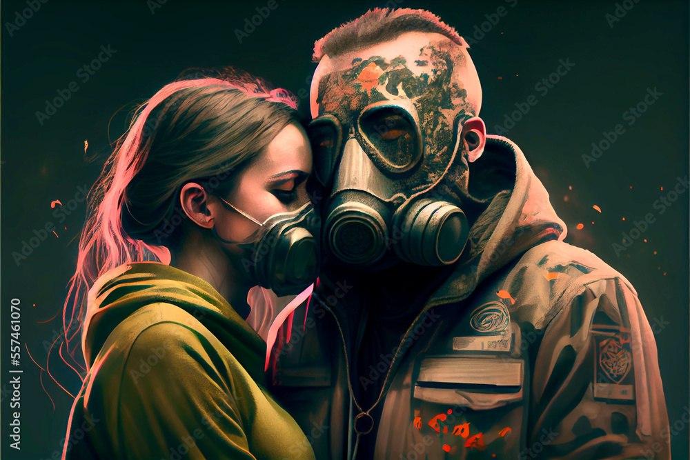 Generative AI abstract render of a toxic relationship Stock ...