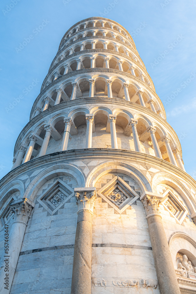 The Leaning Tower of Pisa (Italian: torre pendente di Pisa), is the campanile, or freestanding bell tower, of Pisa Cathedral The Leaning Tower of Pisa (Italian: torre pendente di Pisa), is the campanile, or freestanding bell tower, of Pisa Cathedral