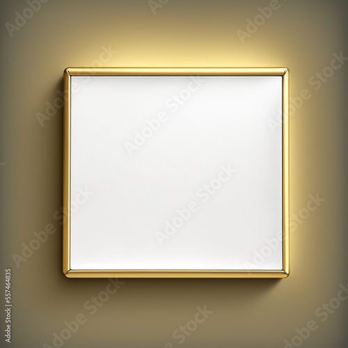 Empty frame with copy space for quotes or products Generative AI