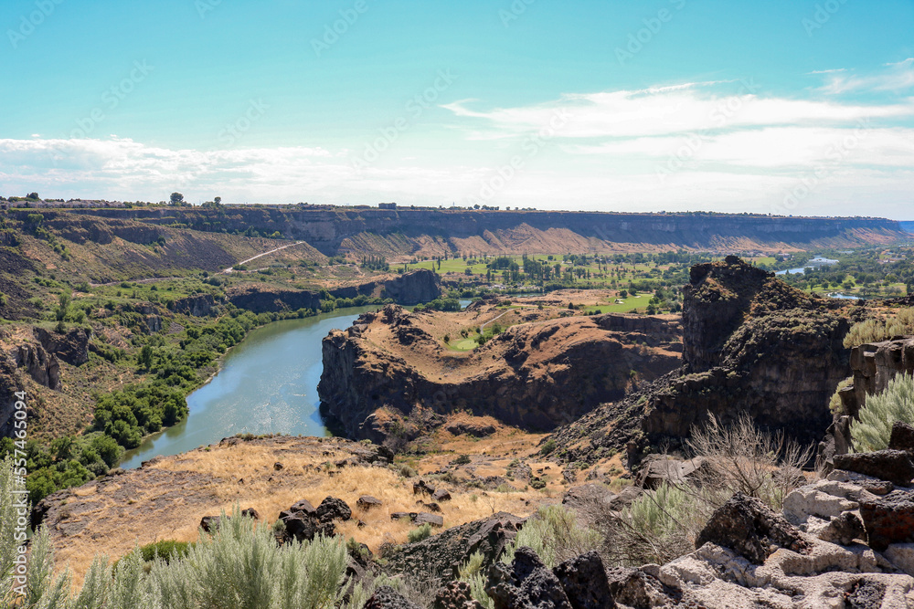 Obraz premium Snake River Canyon from Perrine Bridge