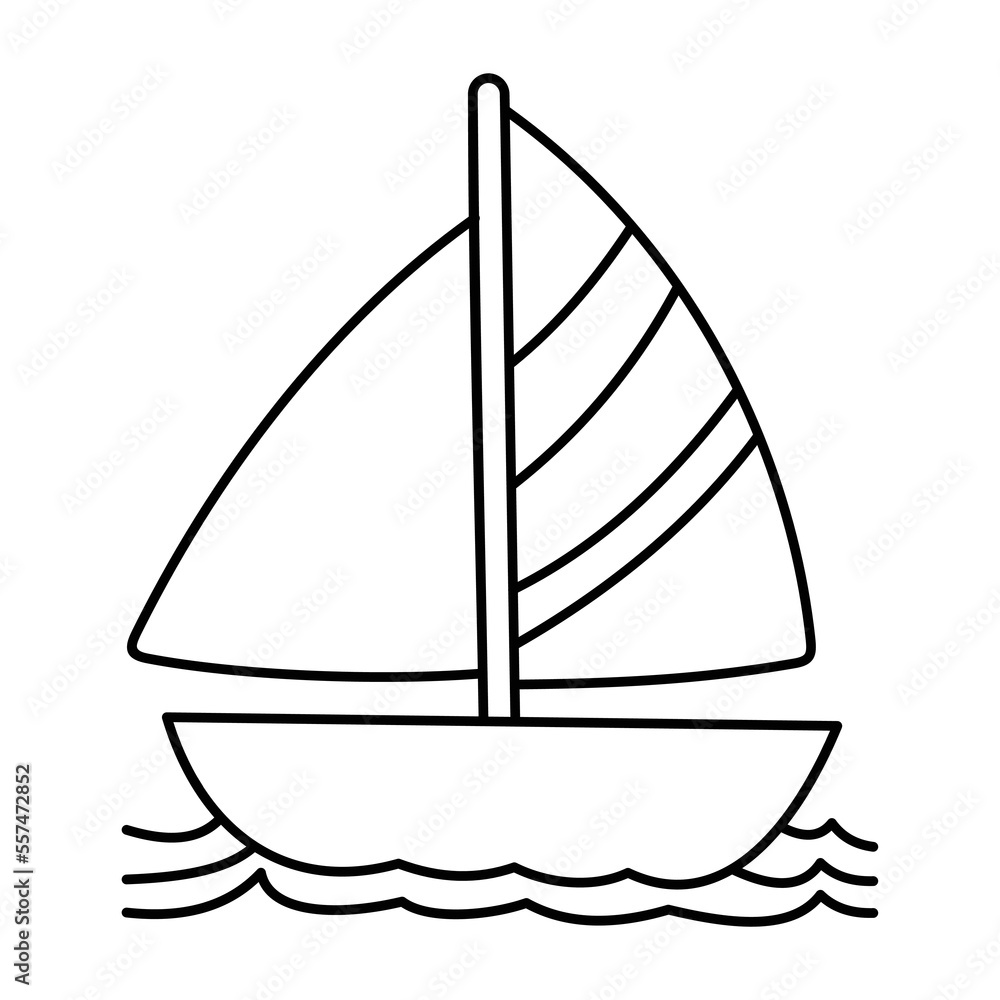 Boat vector illustration. Wood funny boat cartoon. Boat isolated on white background. Boat icon. Boat vector illustration. Wood funny boat cartoon. Boat isolated on white background. Boat icon.