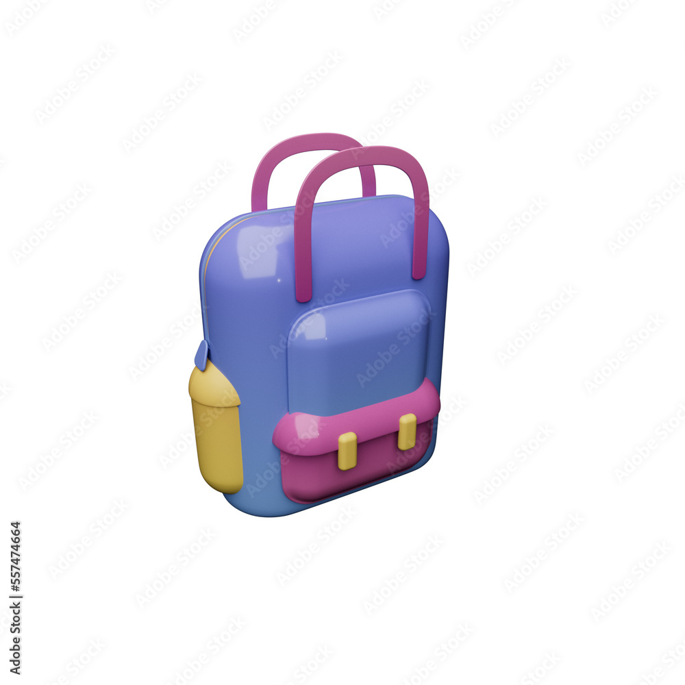 3D Kid Bag model rendering for app, presentation or web page. High Quality tools render. 3D Kid Bag model rendering for app, presentation or web page. High Quality tools render.