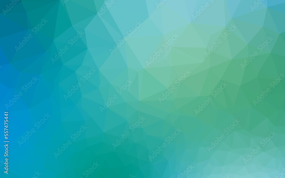 Light Blue, Green vector triangle mosaic cover. Light Blue, Green vector triangle mosaic cover.