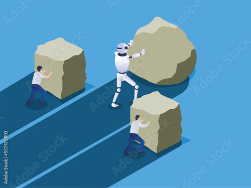 artificial intelligence robot work differently by human