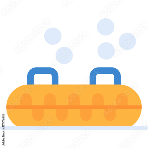 Inflatable Sled Icon