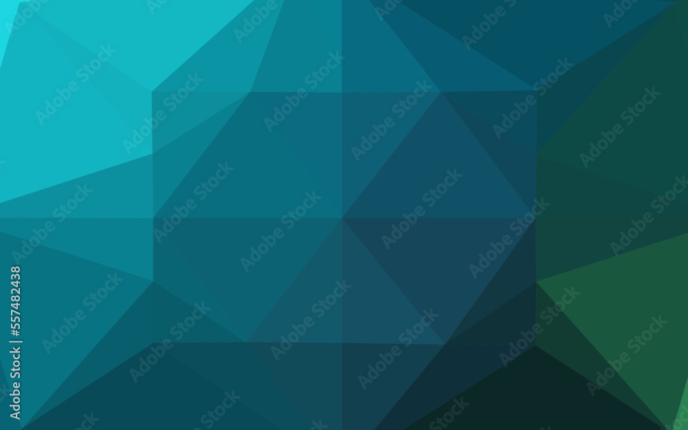 Dark Blue, Green vector shining hexagonal template. Dark Blue, Green vector shining hexagonal template.