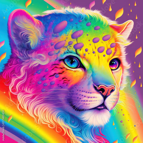 rainbow cheetah