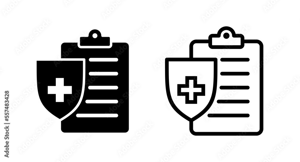 Medical insurance icon vector illustration. health insurance sign and symbol Medical insurance icon vector illustration. health insurance sign and symbol