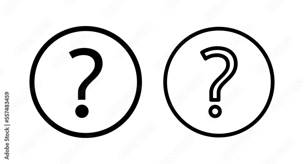 Question icon vector illustration. question mark sign and symbol Question icon vector illustration. question mark sign and symbol