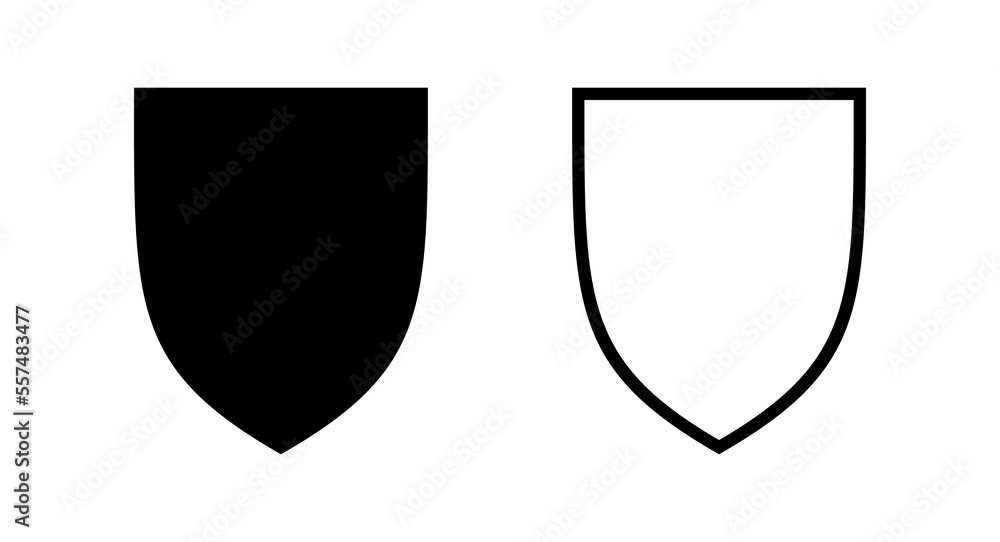 Shield icon vector illustration. Protection icon. Security sign and symbol Shield icon vector illustration. Protection icon. Security sign and symbol