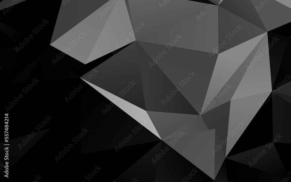 Dark Silver, Gray vector abstract polygonal texture. Dark Silver, Gray vector abstract polygonal texture.