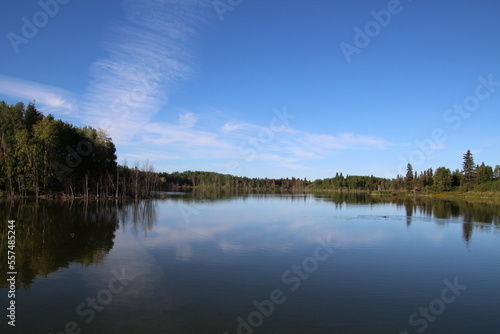 Fototapeta Naklejka Na Ścianę i Meble -  Open Water On Astotin Lake, Elk Island National Park, Alberta