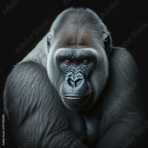 Gorilla Portrait © simon
