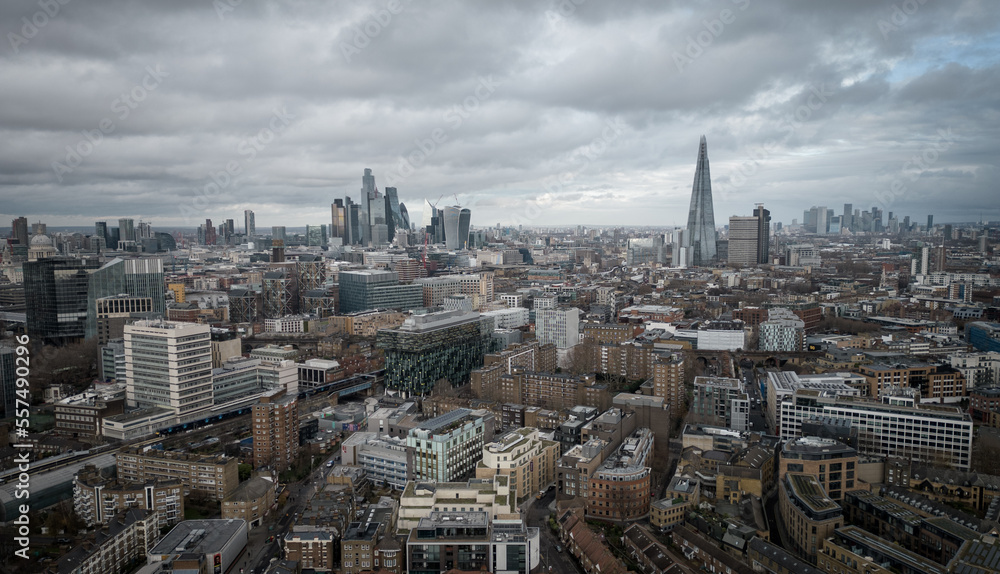 Over the rooftops of London - the famous city from above - travel photography